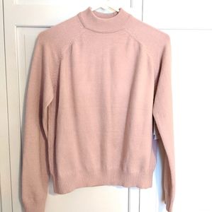 Stitch Fix REV Walith Mock Neck Pullover Blush- S